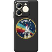 Чорний чохол BoxFace Realme Note 70 NASA