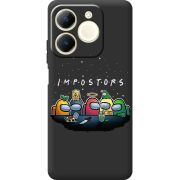 Чорний чохол BoxFace Realme Note 70 Among Us Impostors