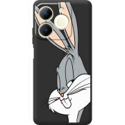 Чорний чохол BoxFace Realme Note 70 Lucky Rabbit