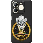 Чорний чохол BoxFace Realme Note 70 NASA Spaceship