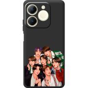 Чорний чохол BoxFace Realme Note 70 BTS