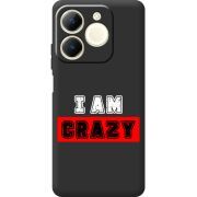 Чорний чохол BoxFace Realme Note 70 I'm Crazy