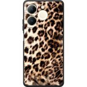 Чорний чохол BoxFace Realme Note 70 Леопардовий