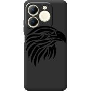 Чорний чохол BoxFace Realme Note 70 Eagle