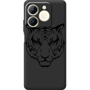 Чорний чохол BoxFace Realme Note 70 Tiger