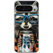 Чохол BoxFace Google Pixel 10 Pro XL Енот с банкой