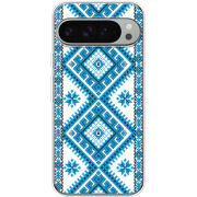 Чохол BoxFace Google Pixel 10 Pro XL Блакитний Орнамент