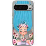 Прозорий чохол BoxFace Google Pixel 10 Pro XL Blue Hair