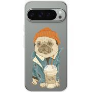 Прозорий чохол BoxFace Google Pixel 10 Pro XL Dog Coffeeman