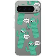 Прозорий чохол BoxFace Google Pixel 10 Pro XL с 3D-глазками HIYA