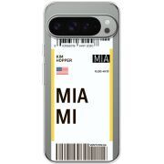 Прозорий чохол BoxFace Google Pixel 10 Pro XL Ticket Miami