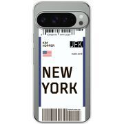 Прозорий чохол BoxFace Google Pixel 10 Pro XL Ticket New York