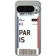 Прозорий чохол BoxFace Google Pixel 10 Pro XL Ticket Paris