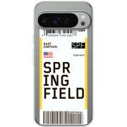 Прозорий чохол BoxFace Google Pixel 10 Pro XL Ticket Springfield