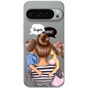 Прозорий чохол BoxFace Google Pixel 10 Pro XL Super Mama