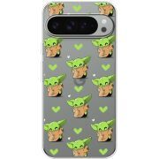 Прозорий чохол BoxFace Google Pixel 10 Pro XL Pattern Baby Yoda