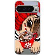 Прозорий чохол BoxFace Google Pixel 10 Pro XL Winter Puggy