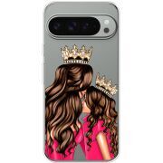 Прозорий чохол BoxFace Google Pixel 10 Pro XL Queen and Princess
