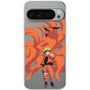 Прозорий чохол BoxFace Google Pixel 10 Pro XL Naruto and Kurama