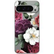 Прозорий чохол BoxFace Google Pixel 10 Pro XL Floral Dark Dreams