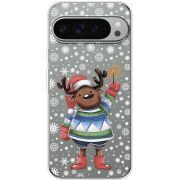 Прозорий чохол BoxFace Google Pixel 10 Pro XL Christmas Deer with Snow