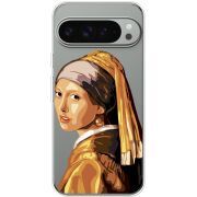 Прозорий чохол BoxFace Google Pixel 10 Pro XL Девушка с жемчужной серёжкой