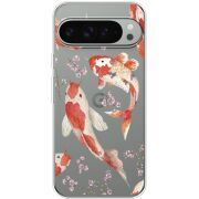 Прозорий чохол BoxFace Google Pixel 10 Pro XL Japanese Koi Fish