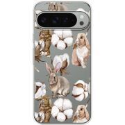 Прозорий чохол BoxFace Google Pixel 10 Pro XL Cotton and Rabbits