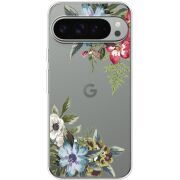 Прозорий чохол BoxFace Google Pixel 10 Pro XL Floral