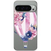 Чохол зі стразами для Google Pixel 10 Pro XL Pink Air Baloon