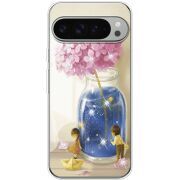 Чохол зі стразами для Google Pixel 10 Pro XL Little Boy and Girl