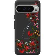 Чорний чохол BoxFace Google Pixel 10 Pro XL 3D Ukrainian Muse