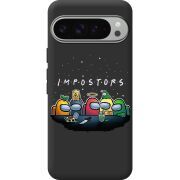 Чорний чохол BoxFace Google Pixel 10 Pro XL Among Us Impostors