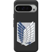 Чорний чохол BoxFace Google Pixel 10 Pro XL Атака Титанов Крылья Свободы