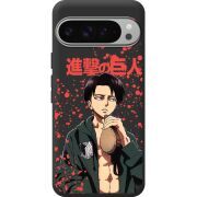 Чорний чохол BoxFace Google Pixel 10 Pro XL Атака Титанов Леви