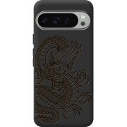 Чорний чохол BoxFace Google Pixel 10 Pro XL Chinese Dragon
