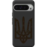 Чорний чохол BoxFace Google Pixel 10 Pro XL Ukrainian Trident