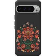 Чорний чохол BoxFace Google Pixel 10 Pro XL Ukrainian Ornament