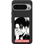Чорний чохол BoxFace Google Pixel 10 Pro XL Attack On Titan - Ackerman