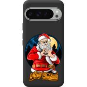 Чорний чохол BoxFace Google Pixel 10 Pro XL Cool Santa