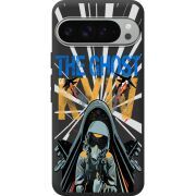 Чорний чохол BoxFace Google Pixel 10 Pro XL Привид Києва в дії