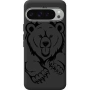 Чорний чохол BoxFace Google Pixel 10 Pro XL Grizzly Bear