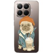 Прозорий чохол BoxFace Xiaomi 15T Pro Dog Coffeeman