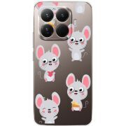 Прозорий чохол BoxFace Xiaomi 15T Pro с 3D-глазками Mouse