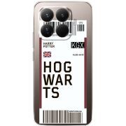 Прозорий чохол BoxFace Xiaomi 15T Pro Ticket Hogwarts