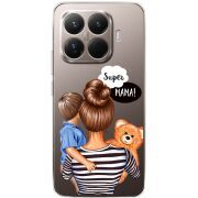 Прозорий чохол BoxFace Xiaomi 15T Pro Super Mama and Son