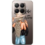 Прозорий чохол BoxFace Xiaomi 15T Pro Follow Your Dreams