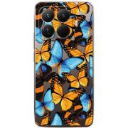 Прозорий чохол BoxFace Xiaomi 15T Pro Butterfly Morpho