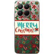 Прозорий чохол BoxFace Xiaomi 15T Pro Vintage Christmas Pattern