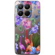 Прозорий чохол BoxFace Xiaomi 15T Pro Flamingo